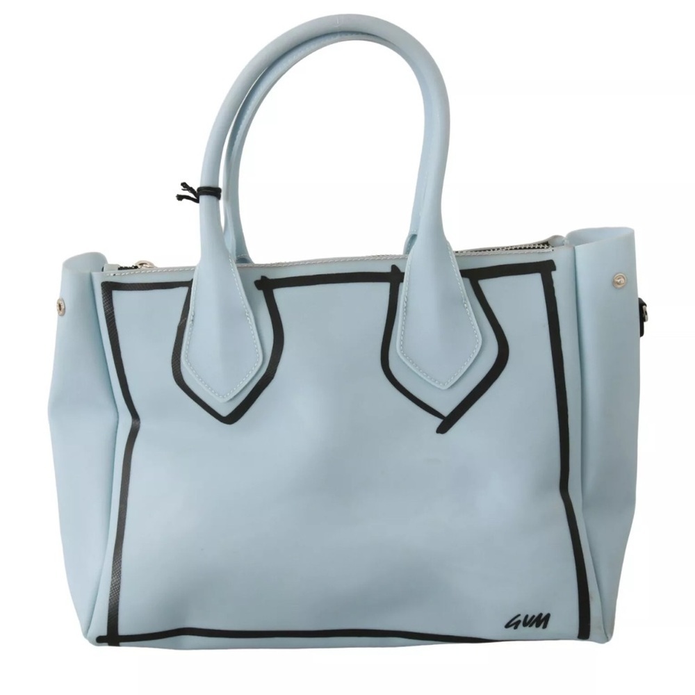 Gianni Chiarini GUM COLLECTION Powder Blue Tote w/ slight defects NWT - Picture 3 of 10
